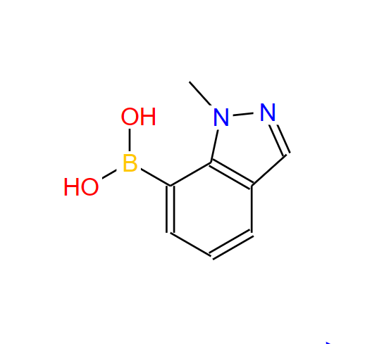 1-甲基-1H-吲唑-7-硼酸,1-METHYLINDAZOL-7-BORONIC ACID