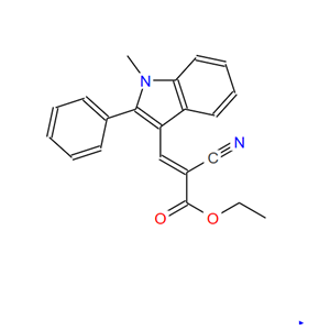 2-氰基-3-（1-甲基-2-苯基-1H-吲哚-3-基）丙烯酸乙酯