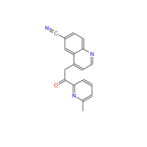 4-[2-(6-甲基-2-吡啶基)-2-氧代乙基]-6-喹啉甲腈；924898-11-3