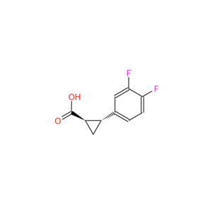 (1R,2S)-REL-2-(3,4-二氟苯基)環(huán)丙基甲酸；220352-36-3