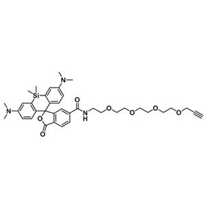 SiR-PEG4-alkyne，硅基罗丹明-四聚乙二醇-炔基