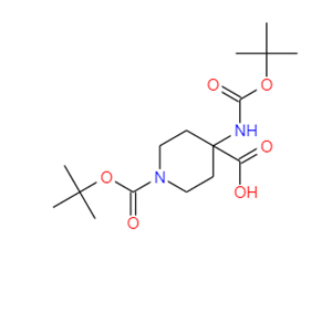 N-BOC-氨基-(4-N-BOC-哌啶基)羧酸 189321-65-1