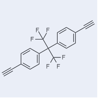 4,4'-(全氟丙烷-2,2-二基)雙(乙炔基苯),4,4'-(Perfluoropropane-2,2-diyl)bis(ethynylbenzene)