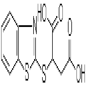 2-(1,3-苯并噻唑-2-硫)丁二酸,2-(1,3-Benzothiazol-2-ylthio)succinic acid