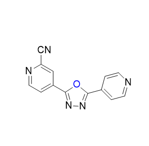 托匹司他雜質06,4-(5-(pyridin-4-yl)-1,3,4-oxadiazol-2-yl)picolinonitrile