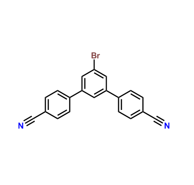 5'-bromo-[1,1':3',1''-terphenyl]-4,4''-dicarbonitrile,5'-bromo-[1,1':3',1''-terphenyl]-4,4''-dicarbonitrile