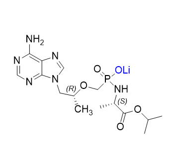 替诺福韦拉酚氨酯杂质02,P-((((R)-1-(6-amino-9H-purin-9-yl)propan-2-yl)oxy)methyl)-N-((S)-1-isopropoxy-1-oxopropan-2-yl)phosphonamidic lithium salt