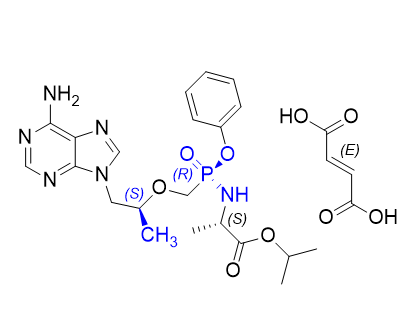 替诺福韦拉酚氨酯杂质07；替诺福韦艾拉酚胺杂质07,isopropyl ((R)-((((S)-1-(6-amino-9H-purin-9-yl)propan-2-yl)oxy)methyl)(phenoxy)phosphoryl)-L-alaninate fumarate