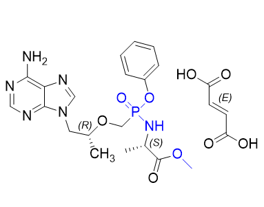 替诺福韦拉酚氨酯杂质12,methyl (((((R)-1-(6-amino-9H-purin-9-yl)propan-2-yl)oxy)methyl)(phenoxy)phosphoryl)-L-alaninate fumarate