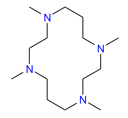 1,4,8,11-四甲基-1,4,8,11-四氮杂环十四烷,1,4,8,11-tetramethyl-1,4,8,11-tetrazacyclotetradecane