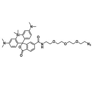 SiR-PEG3-azide，硅基罗丹明-三聚乙二醇-叠氮