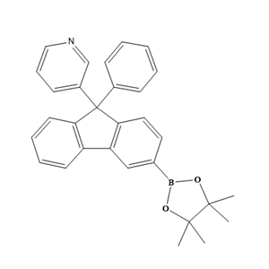 9-苯基-9-(吡啶-3-基)-9H-芴-3-硼酸频哪醇酯,3-[9-Phenyl-3-(4,4,5,5-tetramethyl-1,3,2-dioxaborolan-2-yl)-9H-fluoren-9-yl]pyridine