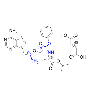 替诺福韦拉酚氨酯杂质07；替诺福韦艾拉酚胺杂质07,isopropyl ((R)-((((S)-1-(6-amino-9H-purin-9-yl)propan-2-yl)oxy)methyl)(phenoxy)phosphoryl)-L-alaninate fumarate