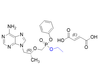 替諾福韋拉酚氨酯雜質(zhì)30,ethyl phenyl ((((R)-1-(6-amino-9H-purin-9-yl)propan-2-yl)oxy) methyl)phosphonate fumaric acid salt