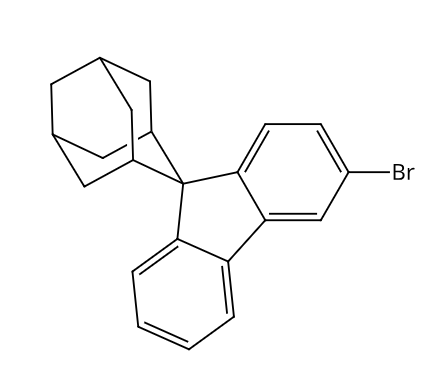 3-溴螺[9H-芴-金刚烷],3-Bromospiro[9H-fluorene-9,2′-tricyclo[3.3.1.13,7]decane]