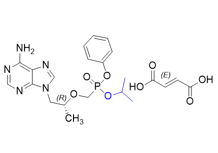 替諾福韋拉酚氨酯雜質33,isopropyl phenyl((((R)-1-(6-amino-9H-purin-9-yl)propan-2-yl) oxy)methyl)phosphonate fumaric acid salt