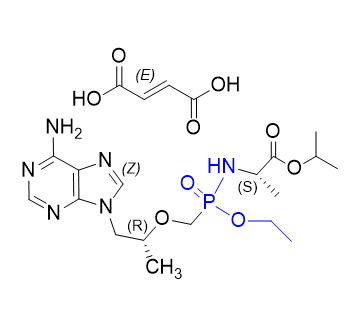 替諾福韋拉酚氨酯雜質(zhì)37,isopropyl (((((R)-1-(6-amino-9H-purin-9-yl)propan-2-yl)oxy)methyl)(ethoxy)phosphoryl)-L-alaninate fumarate