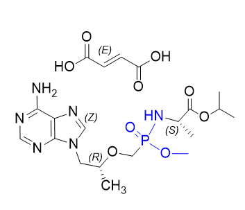 替諾福韋拉酚氨酯雜質(zhì)38,isopropyl (((((R)-1-(6-amino-9H-purin-9-yl)propan-2-yl)oxy) methyl)(methoxy)phosphoryl)-L-alaninate fumarate