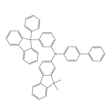 N-([1,1'-联苯基]-4-基)-9,9-二甲基-N-[3-(9-苯基-9H-芴-9-基)苯基]-9H-芴-2- 胺,N-[1,1′-Biphenyl]-4-yl-9,9-dimethyl-N-[3-(9-phenyl-9H-fluoren-9-yl)phenyl]-9H-fluoren-2-amine