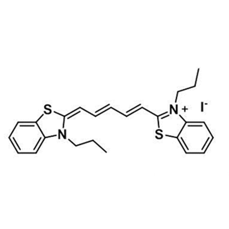 3,3ˊ-二丙基硫雜二羰花青碘化物,3,3'-Dipropylthiadicarbocyanine iodide