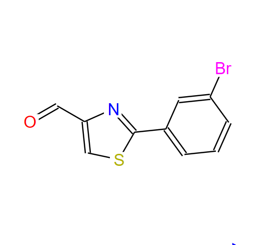 2-(3-溴苯基)-噻唑-4-甲醛,2-(3-BROMO-PHENYL)-THIAZOLE-4-CARBALDEHYDE