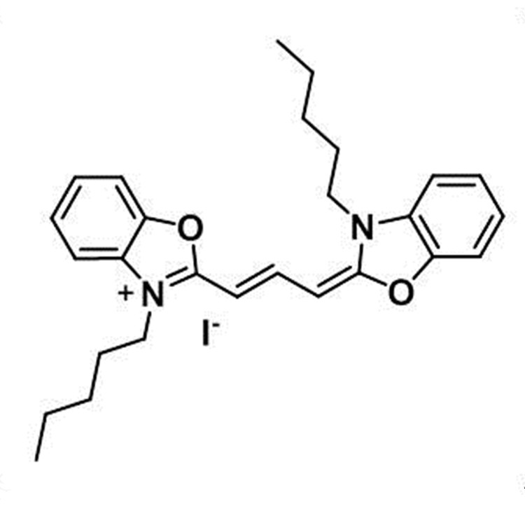 3,3’-二戊基氧杂羰花青碘化物,3,3'-Di-n-pentyloxacarbocyanine iodide