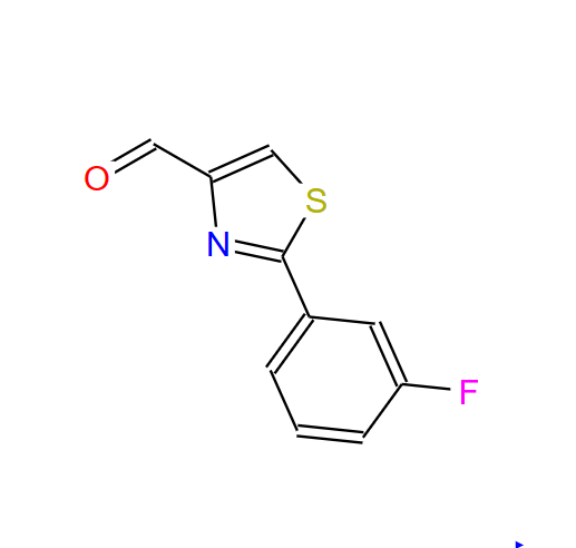 2-(3-甲氧基苯基)-噻唑-4-甲醛,2-(3-FLUORO-PHENYL)-THIAZOLE-4-CARBALDEHYDE