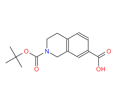 2-BOC-7-羧基-1,2,3,4-四氢异喹啉,2-[(2-methylpropan-2-yl)oxycarbonyl]-3,4-dihydro-1H-isoquinoline-7-carboxylic acid