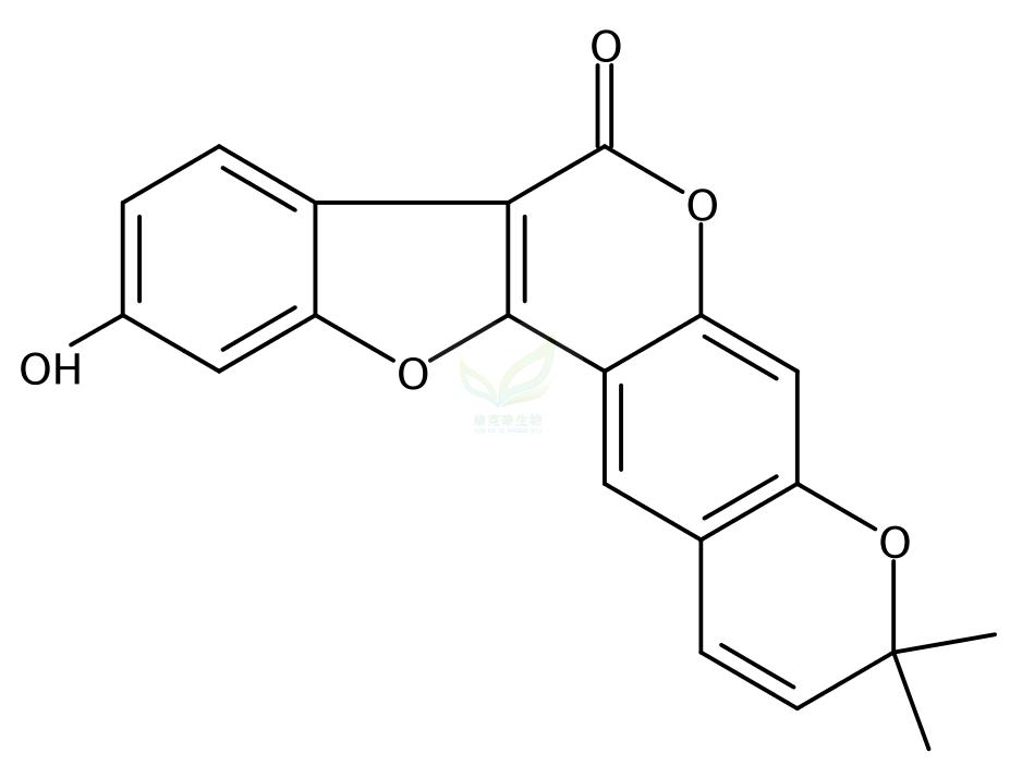 4′′,5′′-去氢异补骨脂定,4′′,5′′-dehydroisopsoralidin