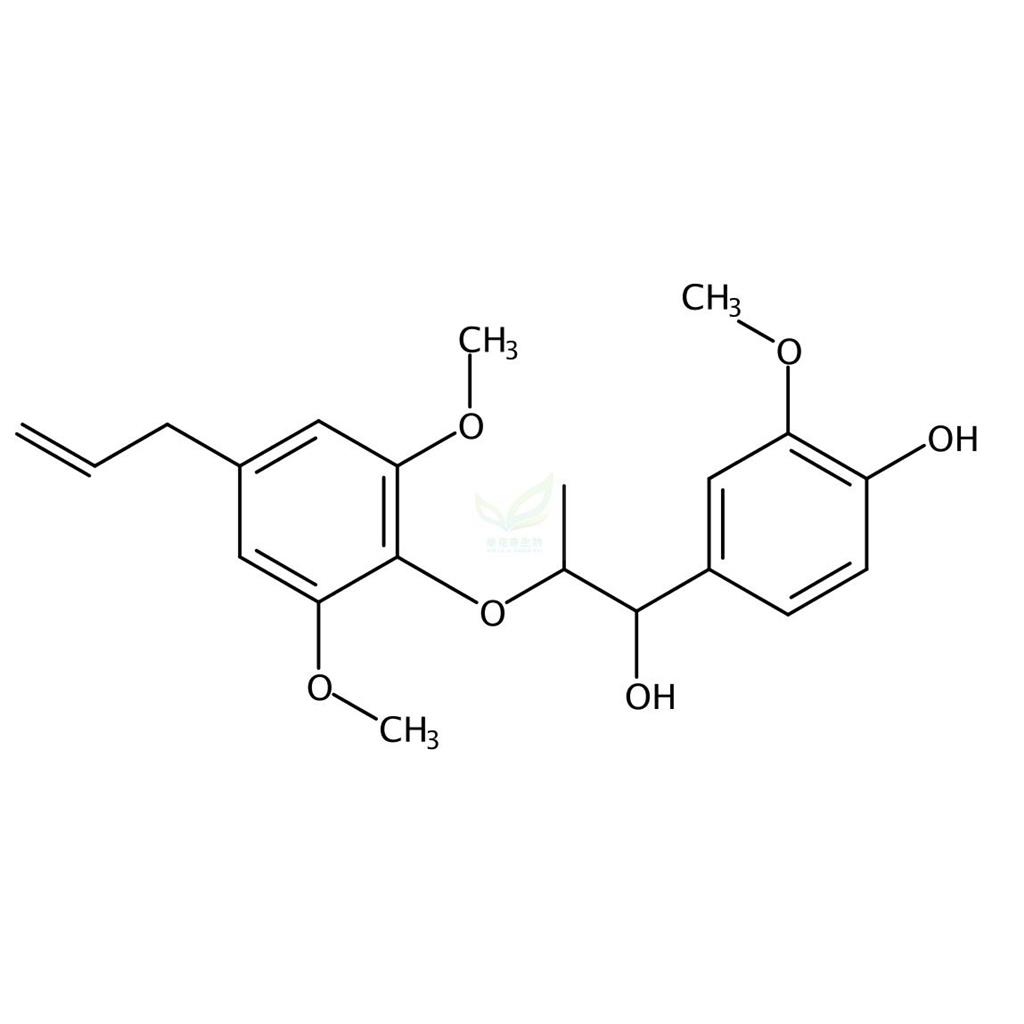 赤式-2-(4-烯丙基-2,6-二甲氧基苯氧基)-1-(4-羥基-3-甲氧基苯基)-丙烷-1-醇,1-(3,4-dimethoxyphenyl)-2-(4-allly-2,6-dimethoxyphenoxy)propan-1-ol