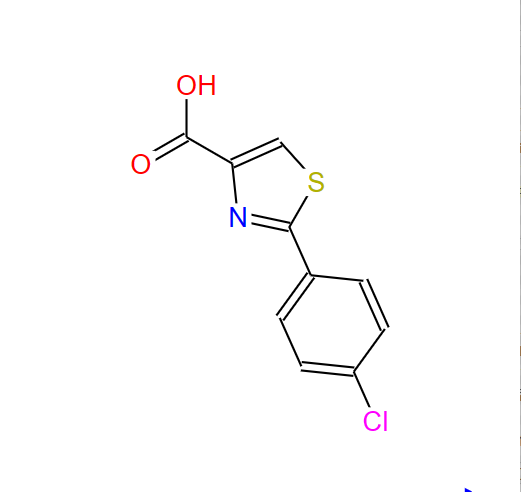 2-(4-氯苯基)-1,3-三唑-4-碳酸,2-(4-CHLOROPHENYL)-1,3-THIAZOLE-4-CARBOXYLIC ACID