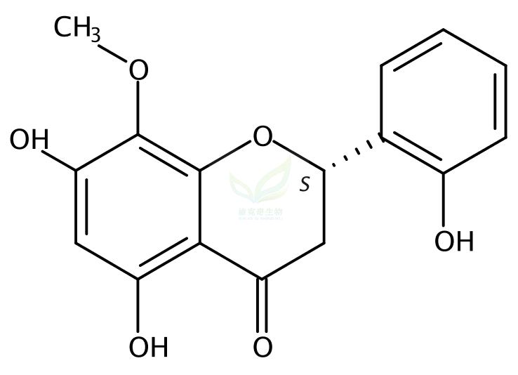 2′,5,7-三羥基-8-甲氧基黃烷酮,2′,5,7-Trihydroxy-8-methoxyflavanone