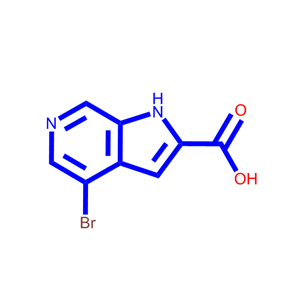 4-溴-1H-吡咯并[2,3-C]吡啶-2-羧酸 1252572-24-9