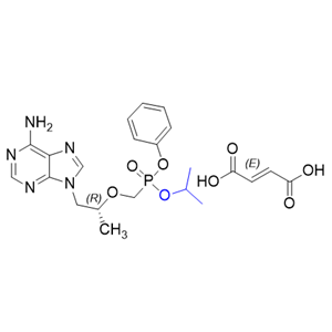 替諾福韋拉酚氨酯雜質33,isopropyl phenyl((((R)-1-(6-amino-9H-purin-9-yl)propan-2-yl) oxy)methyl)phosphonate fumaric acid salt