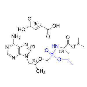 替諾福韋拉酚氨酯雜質(zhì)37,isopropyl (((((R)-1-(6-amino-9H-purin-9-yl)propan-2-yl)oxy)methyl)(ethoxy)phosphoryl)-L-alaninate fumarate