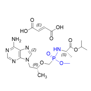 替諾福韋拉酚氨酯雜質(zhì)38,isopropyl (((((R)-1-(6-amino-9H-purin-9-yl)propan-2-yl)oxy) methyl)(methoxy)phosphoryl)-L-alaninate fumarate