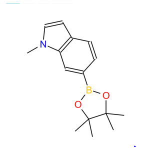 1-甲基- 6 -(4,4,5,5 -四甲基-1,3,2 - 二氧硼戊环-2-基)-1H -吲哚,1-Methyl-6-(4,4,5,5-tetramethyl-1,3,2-dioxaborolan-2-yl)-1H-indole