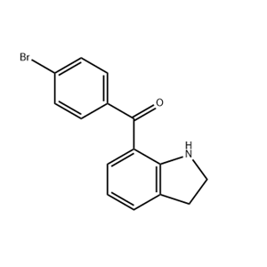 7-（4-溴苯甲酰）-2，3-二氢吲哚,(4-bromophenyl)(indolin-7-yl)methanone