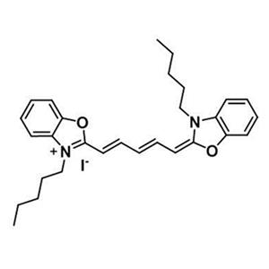 53213-92-6，3,3'-Di-n-pentyloxadicarbocyanine iodide，3,3'-二-n-戊基恶唑二羰花青碘化物