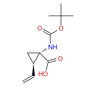 (1S,2R)-1-叔丁氧羰基氨基-2-乙烯基环丙烷甲酸,(1S,2R)-1-tert-Butoxycarbonylamino-2-vinylcyclopropanecarboxylic acid