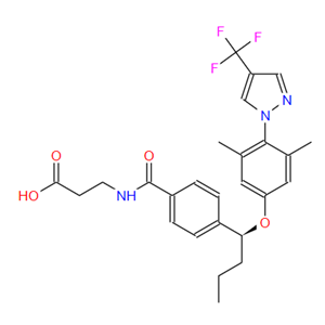 (S)-3-(4-(1-(3,5-二甲基-4-(4-三氟甲基)-1H-吡唑-1-基)苯氧基)丁基)苯甲酰胺)丙酸