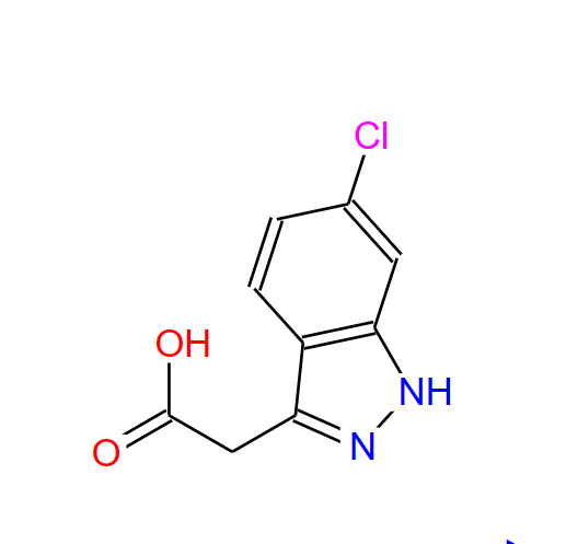 2-(6-氯-1H-吲唑-3-基)乙酸,(6-CHLORO-1H-INDAZOL-3-YL)-ACETIC ACID