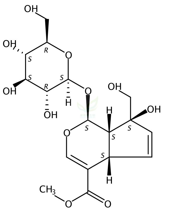 異梔子苷,Gardenoside