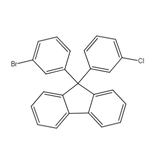 9-(3-溴苯基)-9-(3-氯苯基)-9H-芴,9-(3-Bromophenyl)-9-(3-chlorophenyl)-9H-fluorene