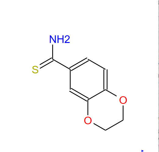 2,3-二羟基-1,4-苯并二氧环-6-碳酸硫胺,2,3-DIHYDRO-1,4-BENZODIOXINE-6-CARBOTHIOAMIDE