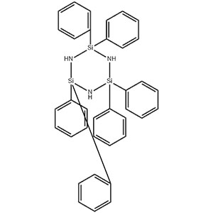 六苯基環(huán)三硅氮烷,1,2,2,3,4,4-hexaphenyl-1,3,5,2,4,6-triazatrisilinane