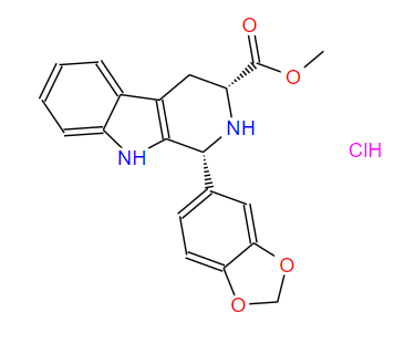 (1R,3R)-1,2,3,4-四氢-1-(3,4-亚甲二氧基苯基)-9H-吡啶并[3,4-B]吲哚-3-羧酸甲酯盐酸盐,(1R,3R)-methyl-1,2,3,4-tetrahydro-1-(3,4-methylenedioxyphenyl)-9H-pyrido[3,4-B]indole-3-carboxylate