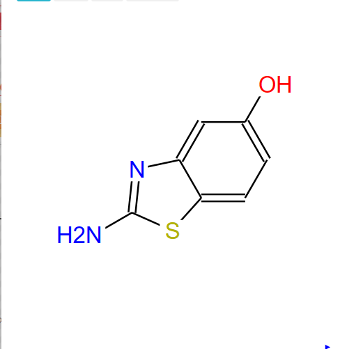 2-氨基-5-羥基苯并噻唑,5-Benzothiazolol,2-amino-(9CI)