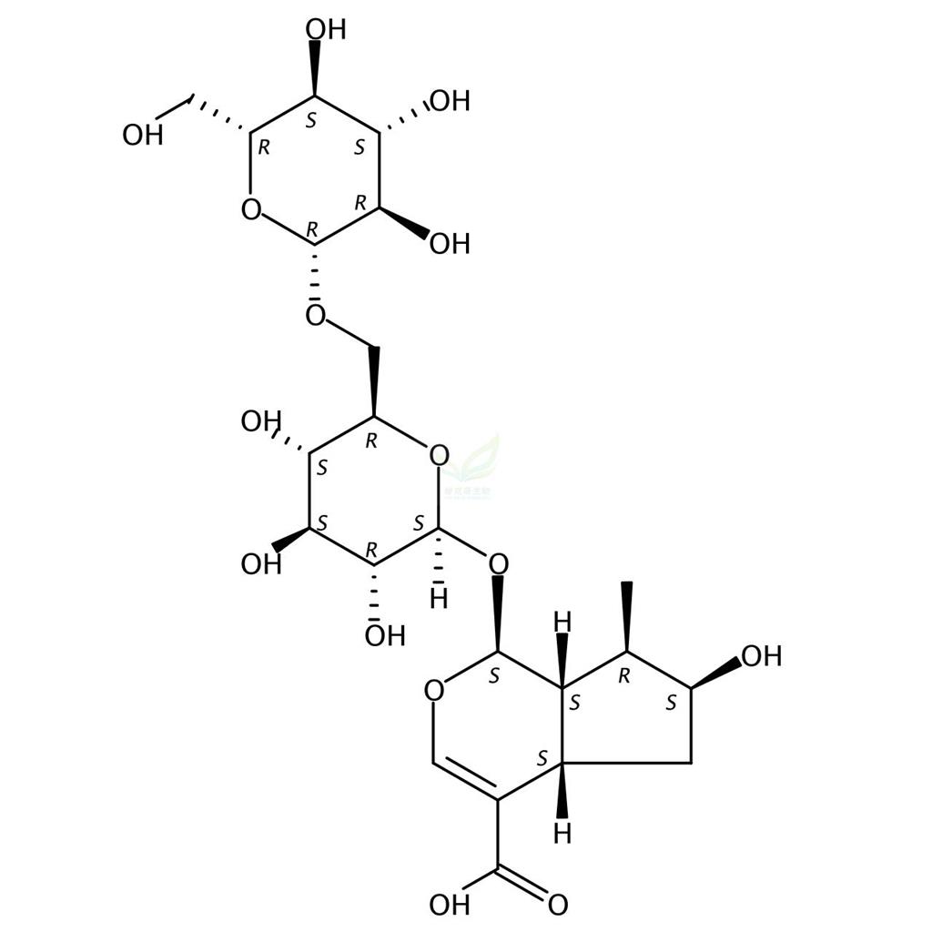 8-表马钱子苷酸-6′-葡萄糖苷肉苁蓉苷,Loganic acid 6′-O-β-D-glucoside