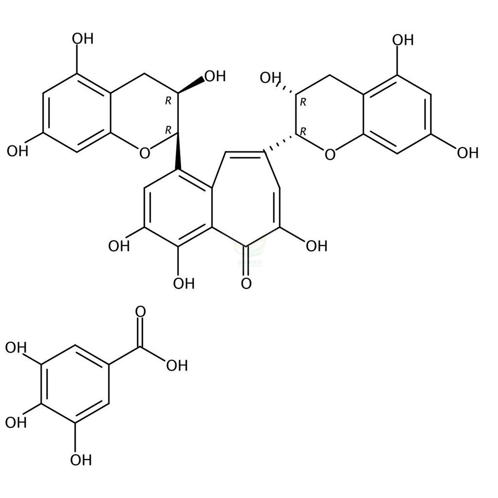 茶黄素-3,3′-双没食子酸,Theaflavine-3,3′-digallate;TFBG